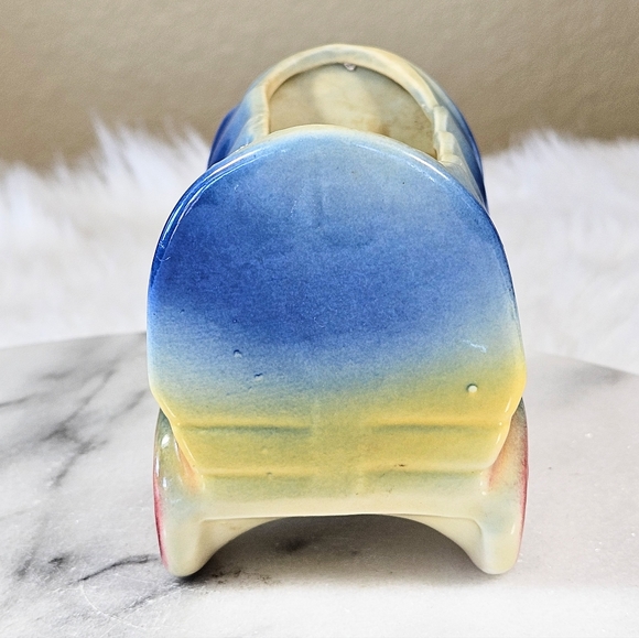 Shawnee Pottery Chuck Wagon covered wagon western style vintage planter - Picture 2 of 10